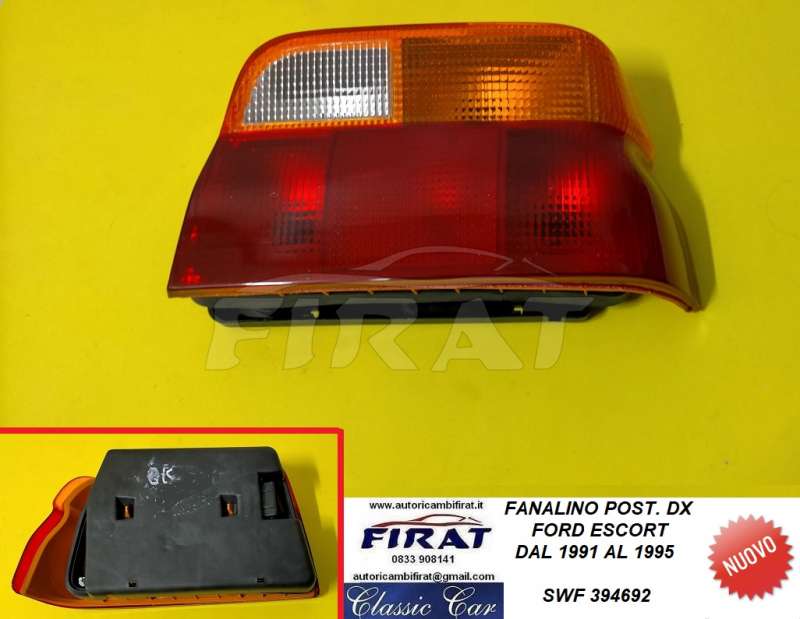 FANALINO FORD ESCORT 91 - 95 POST.DX